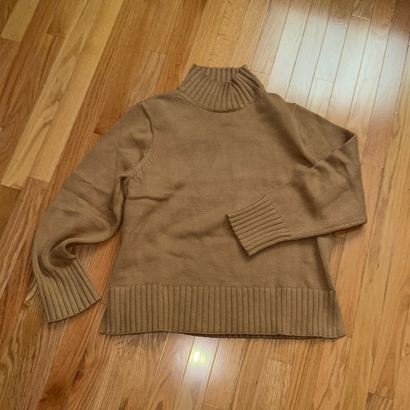 J. Crew NWT❗️Cotton Turtleneck Mockneck Sweater - Picture 2 of 11